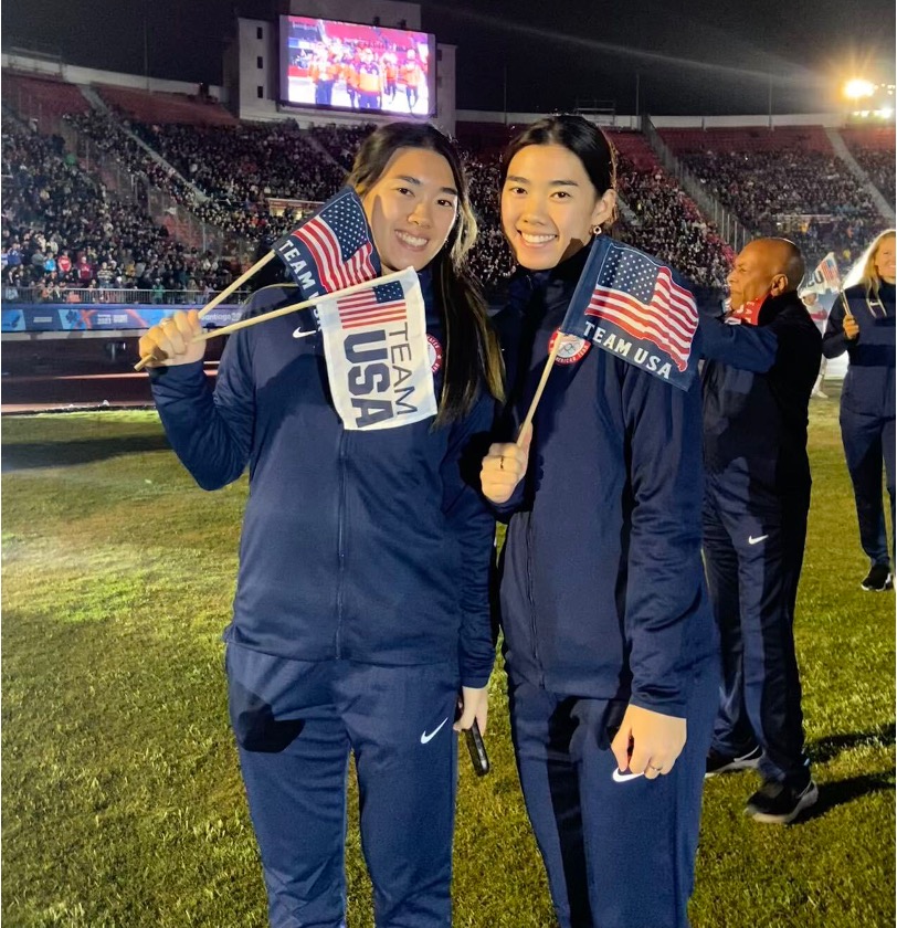 Annie and Kerry at Olympics